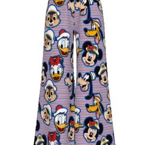 WILD RICH KIDS Disney Character Print Wide-Leg Pants